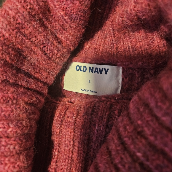 Old Navy Raspberry Knit Sweater - Picture 2 of 2
